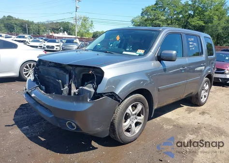 2013 Honda Pilot Ex-L from USA, damaged, VIN 5FNYF4H50DB071361